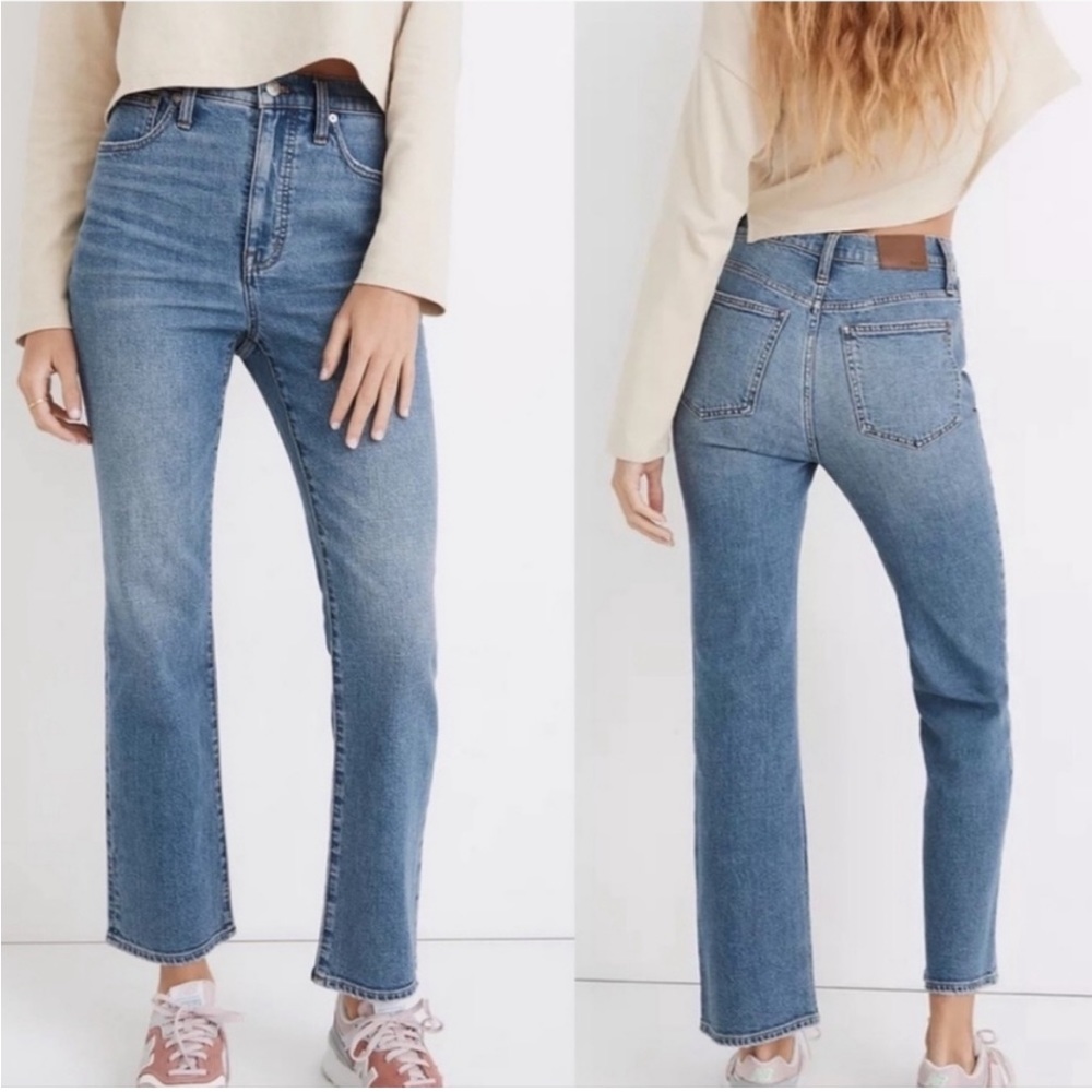 Madewell Petite Slim Demi-Boot Jeans in Enright Wash